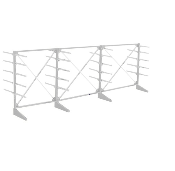 Детальное изображение Стеллаж консольный двухсторонний SORTEX: 2000*4740*1300(3с/5я/600) - Купить