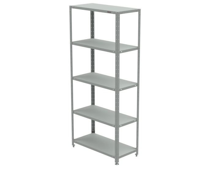 Детальное изображение Стеллаж универсальный 1850x820x390мм ESD (цвет RAL7035) - Купить