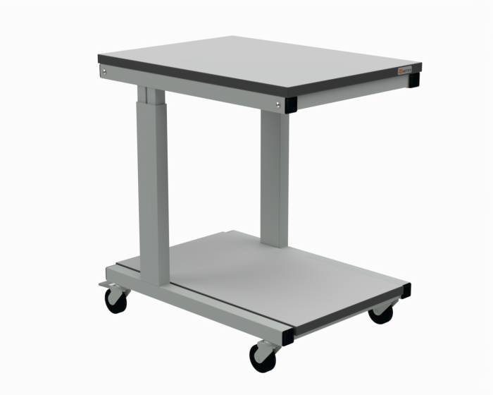 Стол подкатной 700х500 мм серии Улучшенный ESD(цвет RAL7035) - Анонс изображение