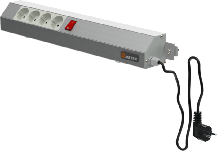 Детальное изображение Панель электромонтажная 900 мм  (выключатель, розетки 4 шт.) - Купить