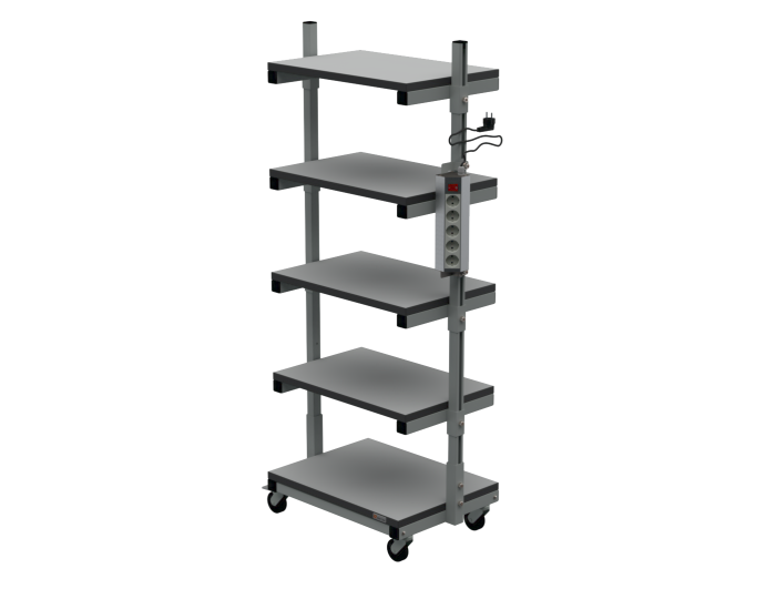 Детальное изображение Подкатная стойка 1600x680x460 мм (цвет RAL7035) - Купить