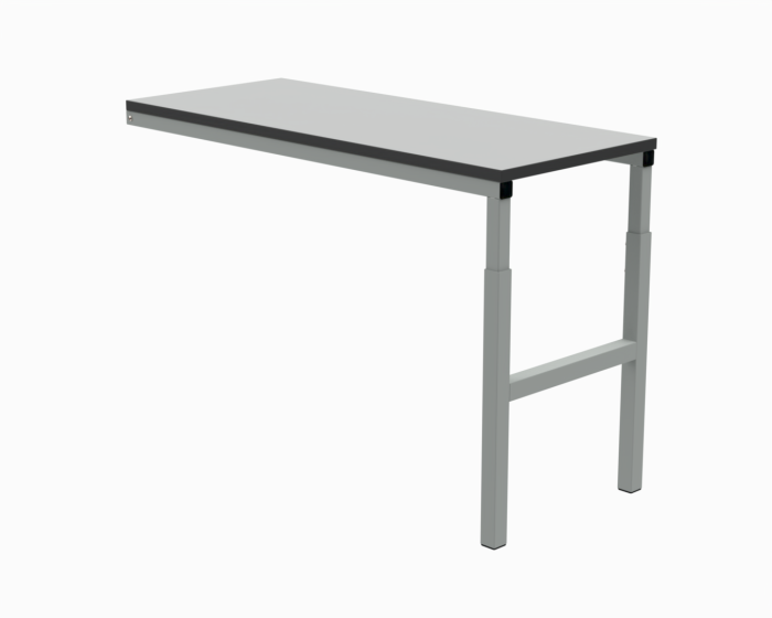 Детальное изображение Стол угловой 1200х500 мм серии 41.Б ESD (цвет RAL7035) - Купить