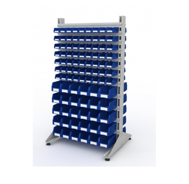 Детальное изображение Стеллаж для пластиковых лотков SORTEX двухсторонний 1800x1000x800.04 - Купить