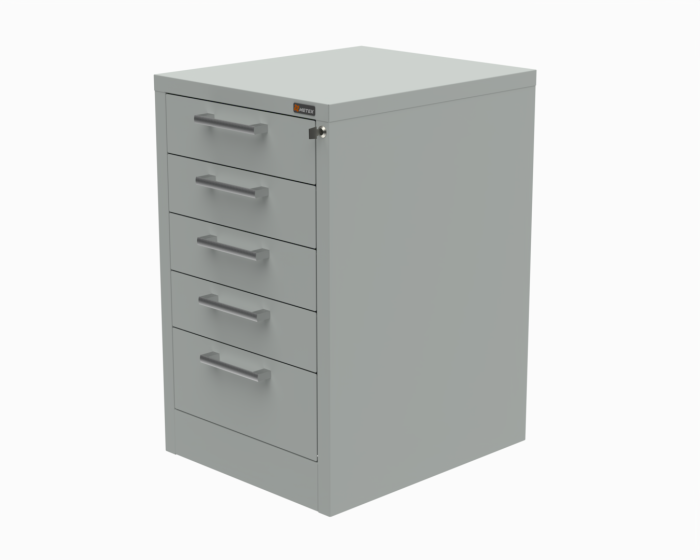 Детальное изображение Тумба на 5 ящиков 500x800x590 мм (цвет RAL7035) - Купить