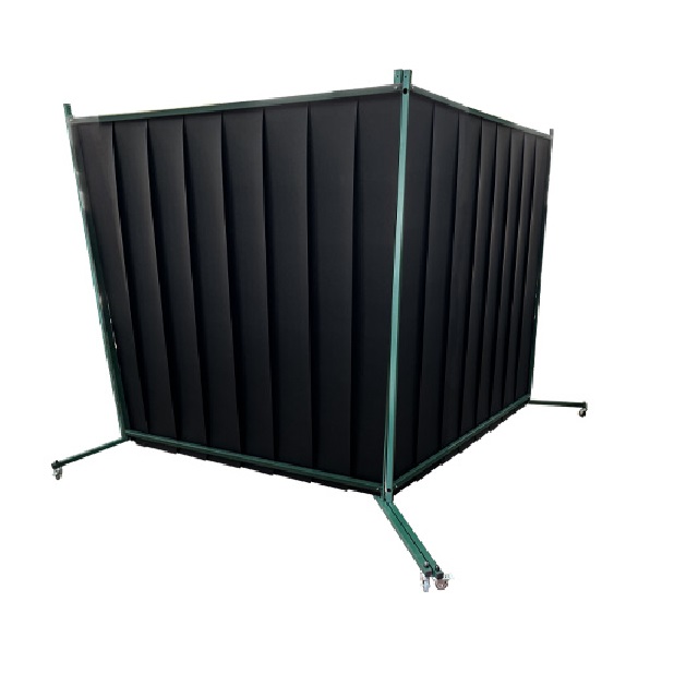 Детальное изображение Мобильная сварочная кабина «Скрин Локус» 2020х2020х2000 мм, темно-зеленый, ПВХ - Купить