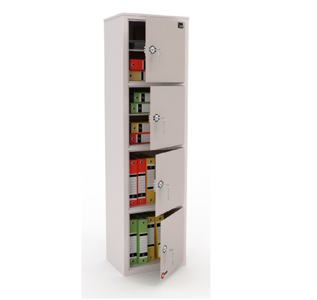 Детальное изображение Шкаф офисный металлический усиленный LS-064U - Купить