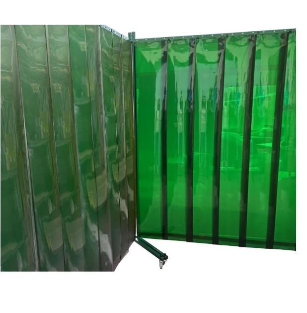 Детальное изображение Мобильная сварочная кабина «Скрин Локус» 2020х2020х2000 мм, светло-зеленый, ПВХ - Купить