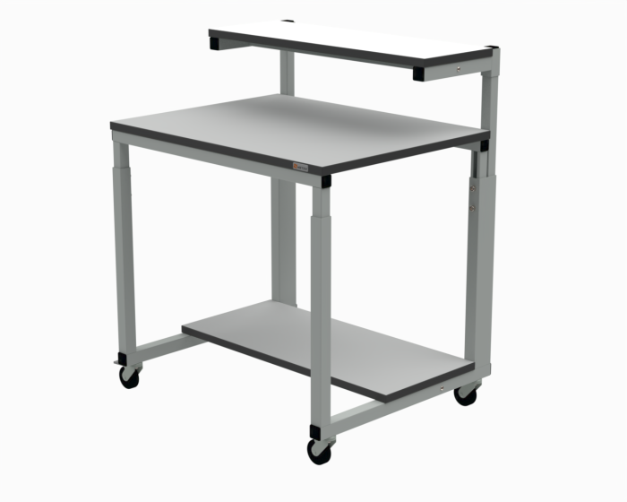 Детальное изображение Стол компьютерный 900х700 мм ESD (цвет RAL7035) - Купить