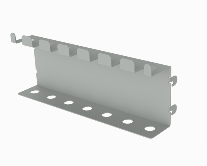 Детальное изображение Держатель для пинцетов и инструмента с тонкими ручками 180х57х35 мм (цвет RAL7035) - Купить