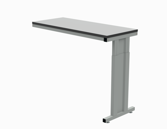 Детальное изображение Стол угловой 600х500 мм ESD серии 41.Уу (цвет RAL7035) - Купить