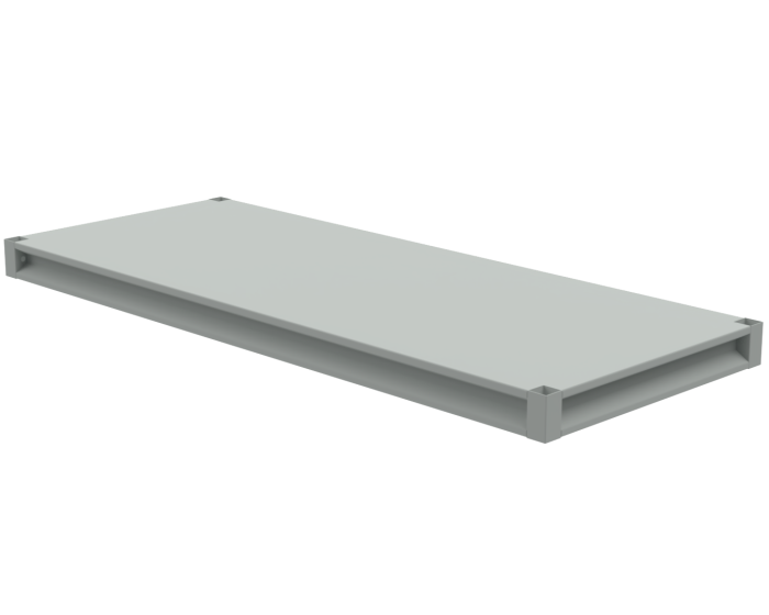 Детальное изображение Дополнительная полка для стеллажей 42С.УС-15 1500x600 мм (RAL7035) - Купить