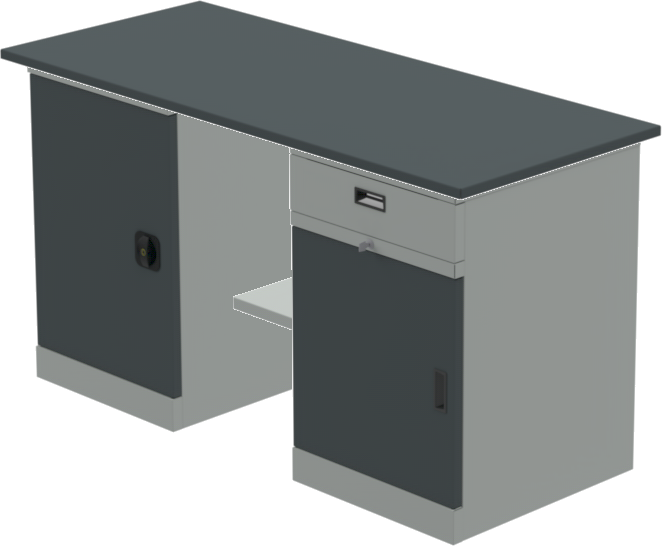 Детальное изображение Верстак 1500х630 мм с тумбой С и тумбой С1 тип 1 - Купить