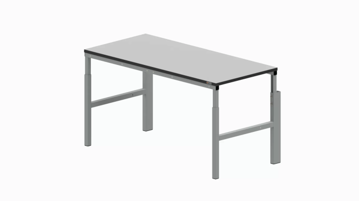 Детальное изображение Стол рабочий 1200х900 мм серии 41.Б (цвет RAL7035) - Купить