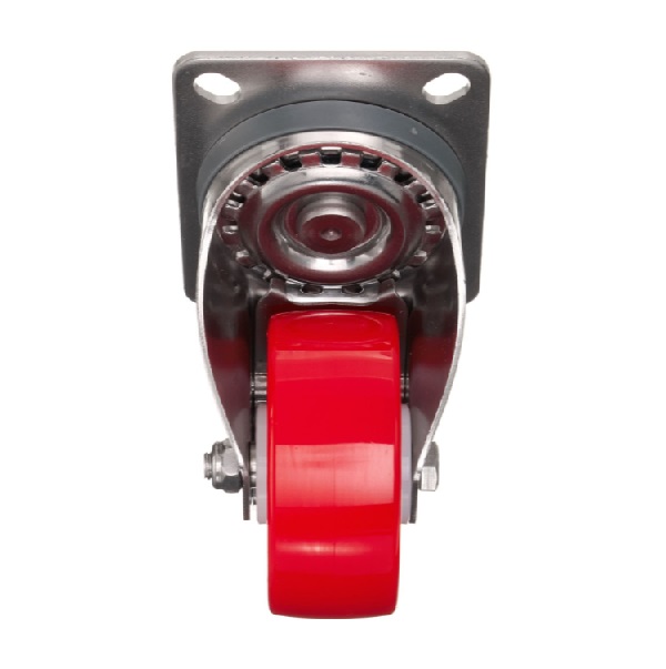 Детальное изображение Колесо Стелла-техник 6903-80 поворотное с тормозом, диаметр 80мм, грузоподъемность 120кг, термопластичный полиуретан, полиамид, кронштейн из нержавеющей стали - Купить