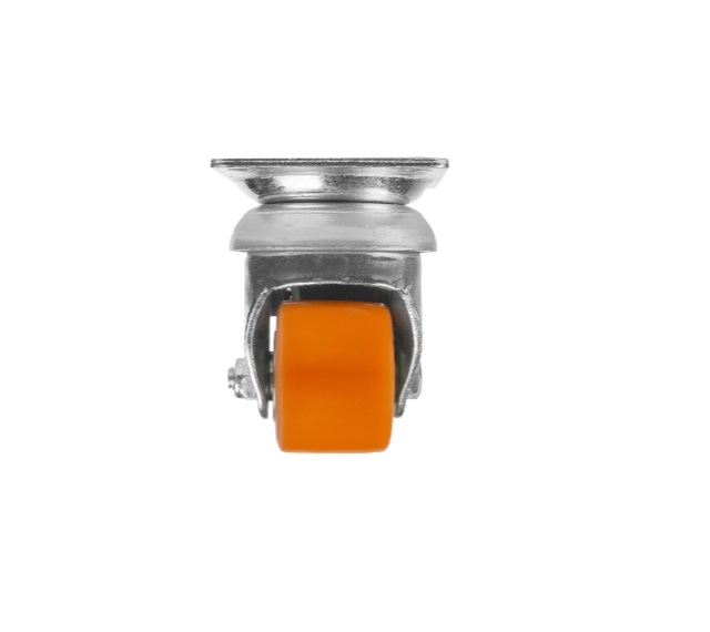 Детальное изображение Колесо Стелла-техник 1703-35 поворотное с тормозом, диаметр 35мм, грузоподъемность 100кг, полиуретан, сталь - Купить