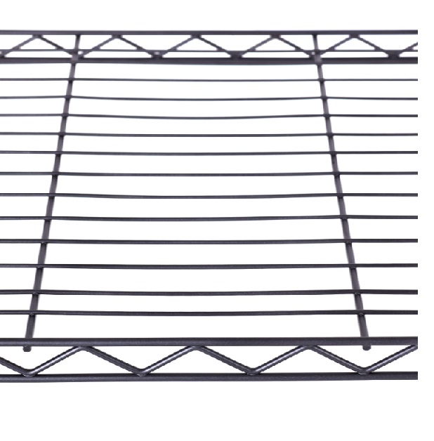 Детальное изображение Стеллаж сетчатый Стелла-техник СРС6035180П5В , 600х350х1800 мм, 5 полок, цвет черный, нагрузка на полку 40 кг - Купить