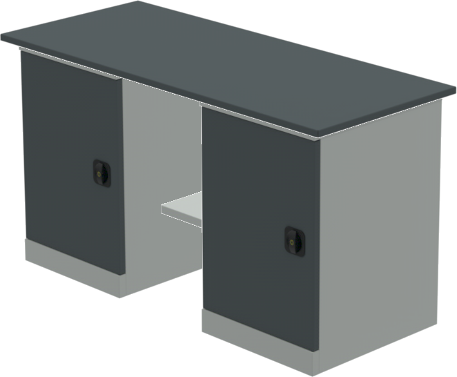 Детальное изображение Верстак 1500х630 мм с тумбой С и тумбой С тип 4 - Купить