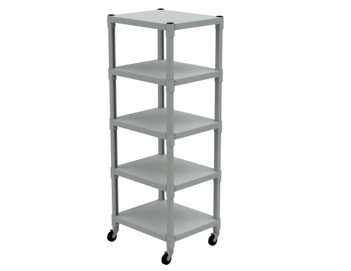 Детальное изображение Подкатная стойка 1605x600x500 мм (цвет RAL7035) - Купить