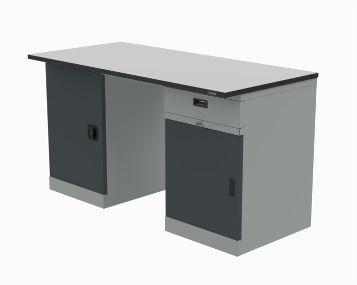 Детальное изображение Стол рабочий 1800x700 мм серии 41.Т с тумбой С и тумбой С1 ESD - Купить