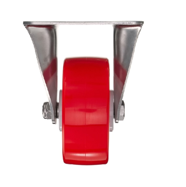 Детальное изображение Колесо Стелла-техник 6902-80 неповоротное, диаметр 80мм, грузоподъемность 120кг, термопластичный полиуретан, полиамид, кронштейн из нержавеющей стали - Купить