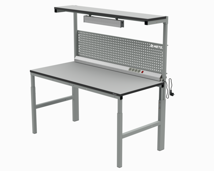 Детальное изображение Рабочее место в комплектации 1200х600 мм серии 41.БК2 ESD (цвет RAL7035) - Купить