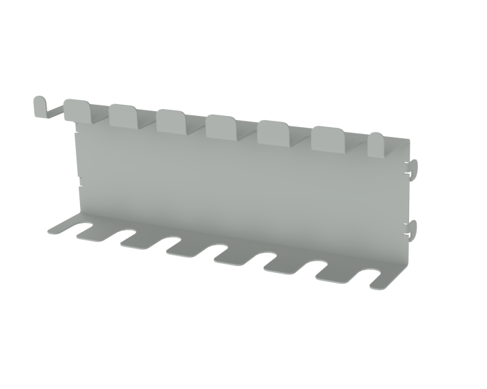 Детальное изображение Держатель для отверток любого размера 180х57х35 мм (цвет RAL7035) - Купить