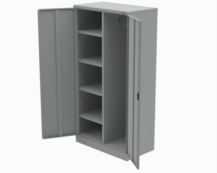 Детальное изображение Шкаф комбинированный 1950x1000x550 мм ESD (цвет RAL7035) - Купить