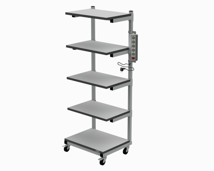 Детальное изображение Подкатная стойка 1600х600x500 мм ESD (цвет RAL7035) - Купить