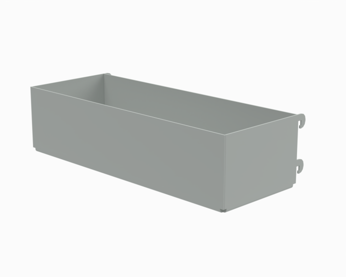 Детальное изображение Лоток для мелких комплектующих и бутылочек 180х45х80 мм (цвет RAL7035) - Купить