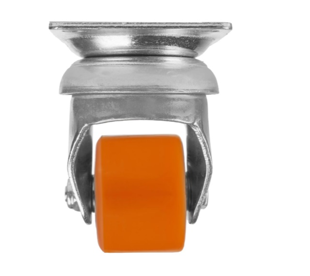 Детальное изображение Колесо Стелла-техник 1701-35 поворотное, диаметр 35мм, грузоподъемность 100кг, полиуретан, сталь - Купить