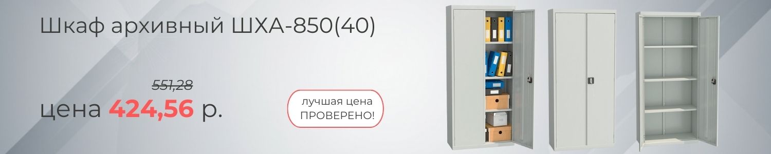 Шкаф архивный ШХА-850(40) Шкаф архивный ШХА-850(40)