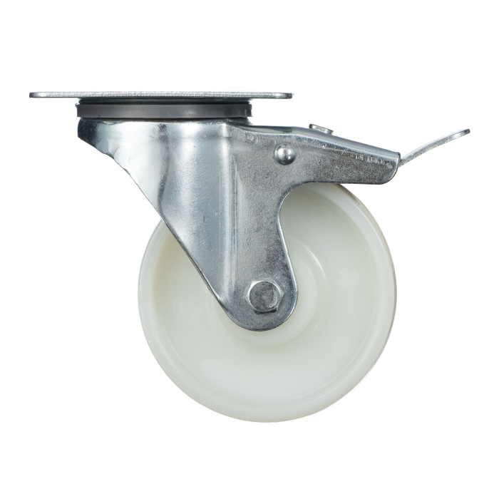 Детальное изображение Колесо Стелла-техник N48100PNYB поворотное, с тормозом, d=100мм, полиамид, подшипник скольжения, г/п=200кг - Купить