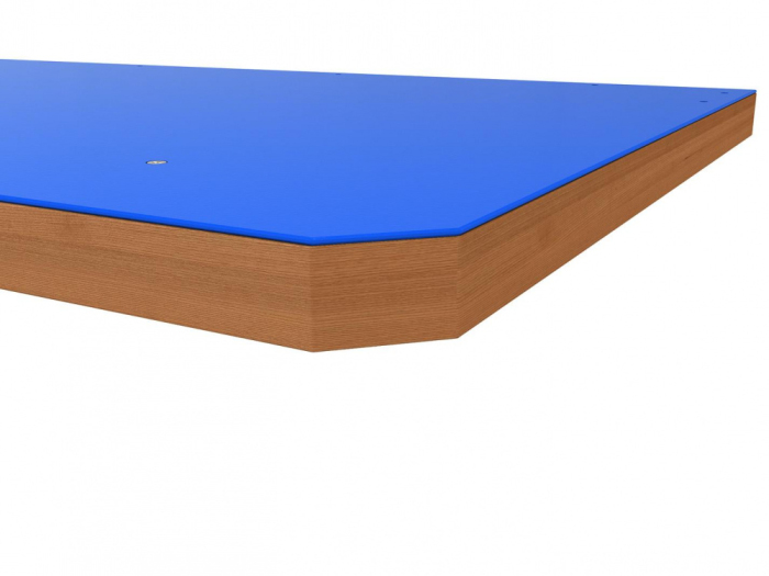 Детальное изображение Накладка на столешницу из стали 3 мм с порошковым покрытием (ширина 1200 мм) - Купить