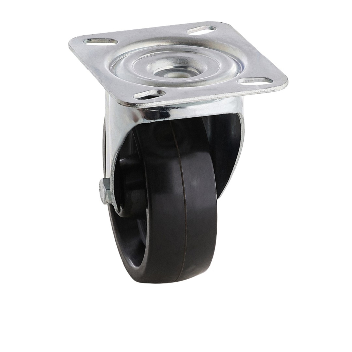 Детальное изображение Колесо Tellure Rota 67150 поворотное, диаметр 100мм, грузоподъемность 150кг, до 280С, классическая термо втулка - Купить