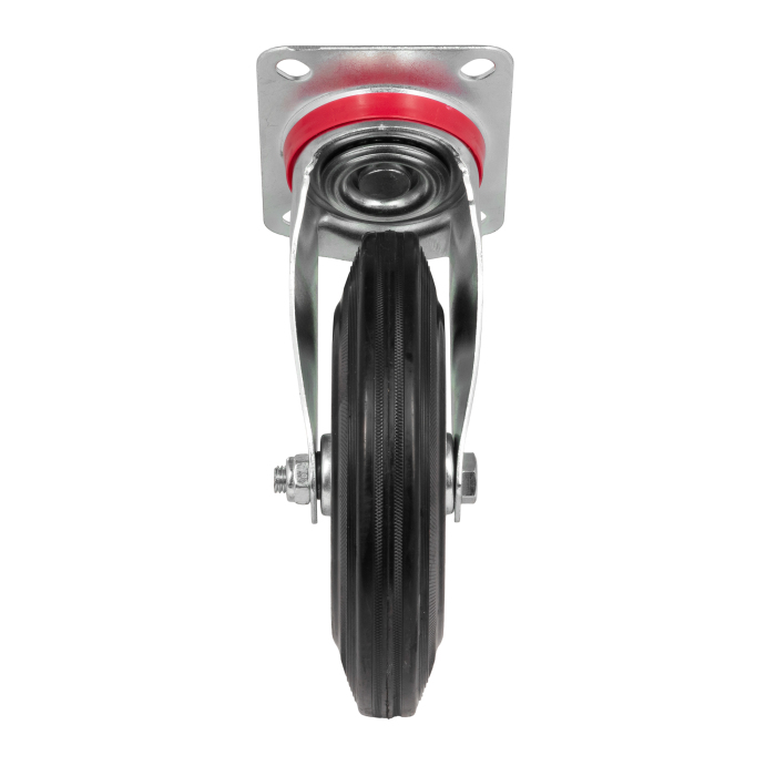 Детальное изображение Колесо Стелла-техник 4001-200 диаметр 200мм, грузоподъемность 185кг, резина, металл - Купить