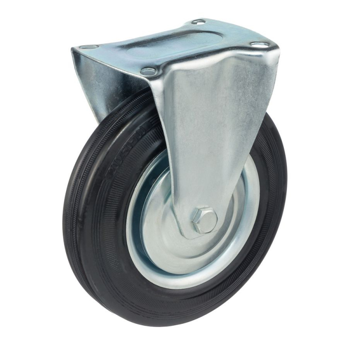 Детальное изображение Колесо Стелла-техник 4002-200 диаметр 200мм, грузоподъемность 185кг, резина, металл - Купить