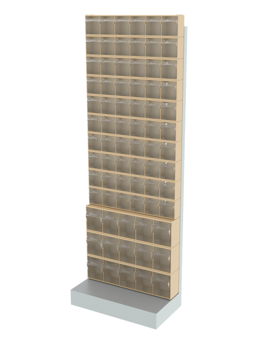 Детальное изображение Стойка бежевая напольная Стелла-техник 404-00-10-03-B (610х325х1650) - Купить