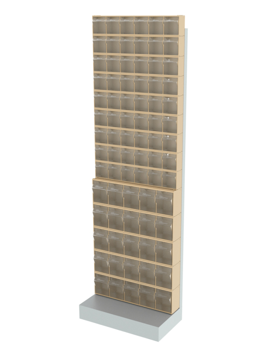 Детальное изображение Стойка бежевая напольная Стелла-техник 405-00-09-05-B (610х325х1850) - Купить