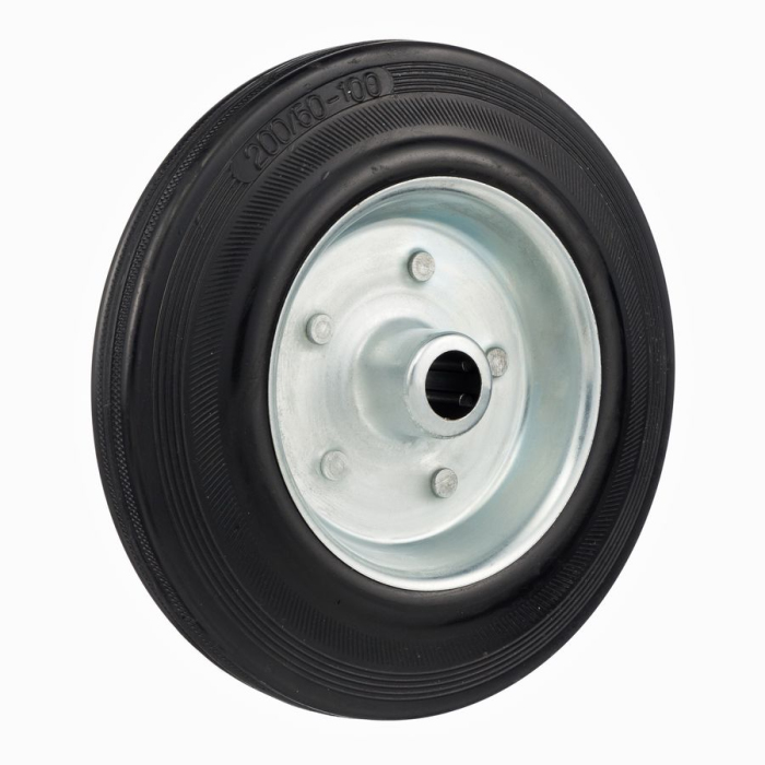 Детальное изображение Колесо Стелла-техник 4000-200 диаметр 200мм, грузоподъемность 185кг, резина, металл - Купить