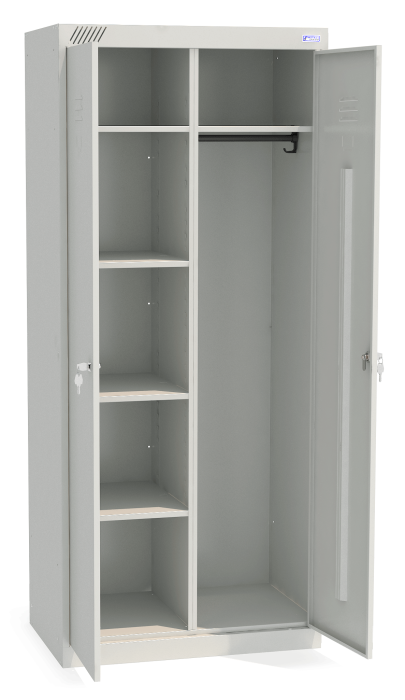 Детальное изображение ШМУ 22-800 Шкаф металлический универсальный (корпус RAL7035, двери RAL7035, замок повышенной секретности) - Купить