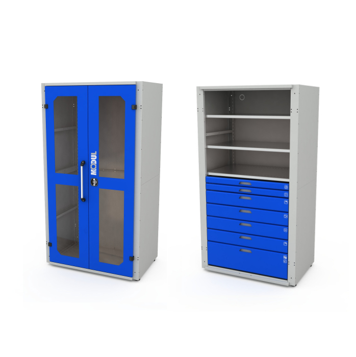 Детальное изображение Шкаф для инструментов MODUL XL 12 с дверями со смотровыми окнами - Купить
