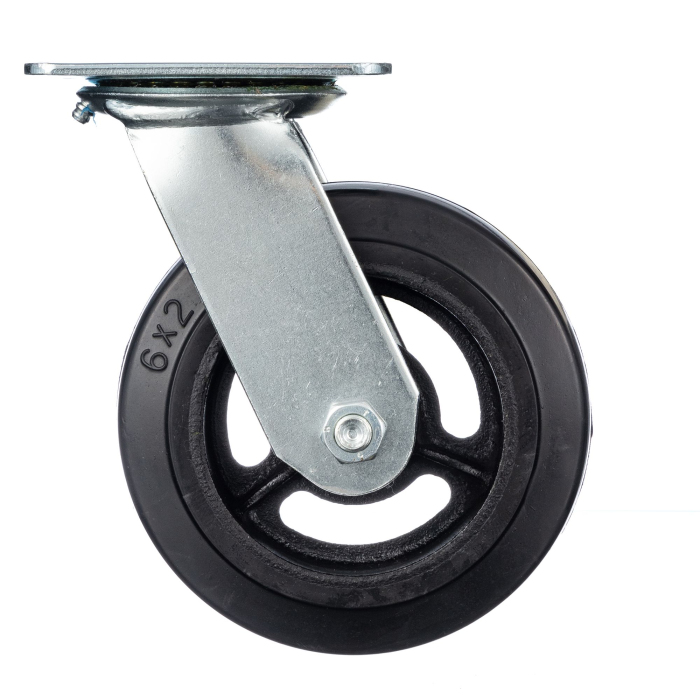 Детальное изображение Колесо Стелла-техник N29150 d=150мм, чугун/рез, поворотное, игольчатый подшипн. г/п=220кг - Купить