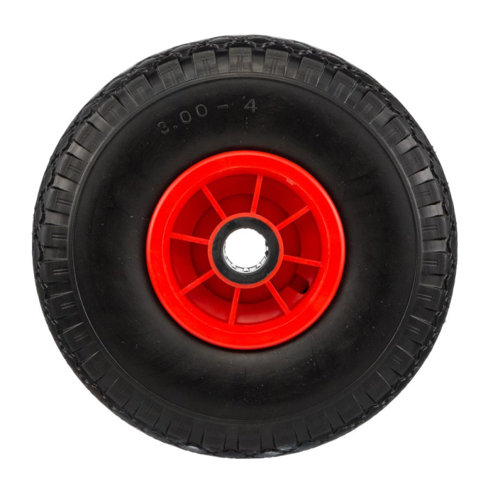 Детальное изображение Колесо Стелла-техник 1120-255-3 диаметр 255мм, вспененный полиуретан, игольчатый подшипник под ось 20мм, грузоподъемность 100кг - Купить