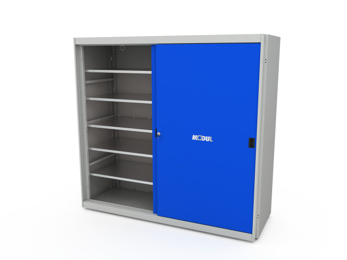 Детальное изображение Шкаф для инструментов MODUL XXL 01 с раздвижными дверями сплошными - Купить