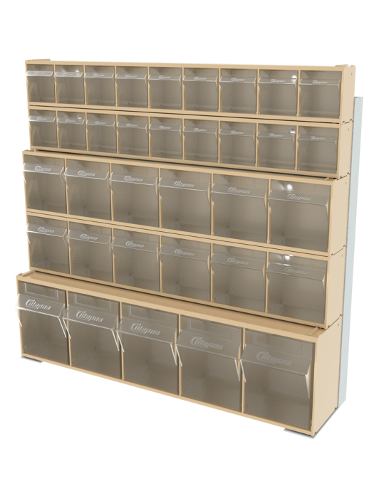 Детальное изображение Стойка бежевая настенная/настольная Стелла-техник 401-02-02-01-B (610х150х500) - Купить