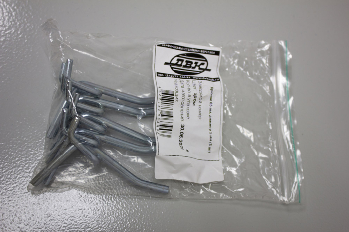 Детальное изображение Крючок 65 мм, диаметр 5 мм (5 шт) - Купить