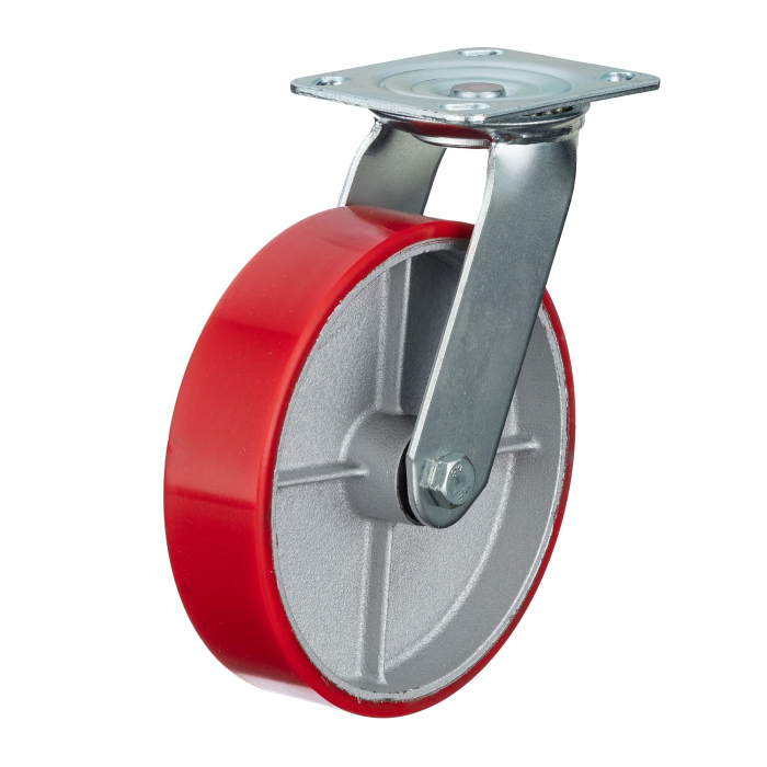 Детальное изображение Колесо Стелла-техник N29200CPU d=200мм, чугун/полиуретан, поворотное, игольчатый, г/п=350кг - Купить