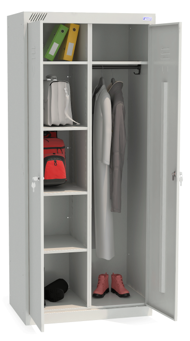 Детальное изображение ШМУ 22-800 Шкаф металлический универсальный (корпус RAL7035, двери RAL7035, замок повышенной секретности) - Купить