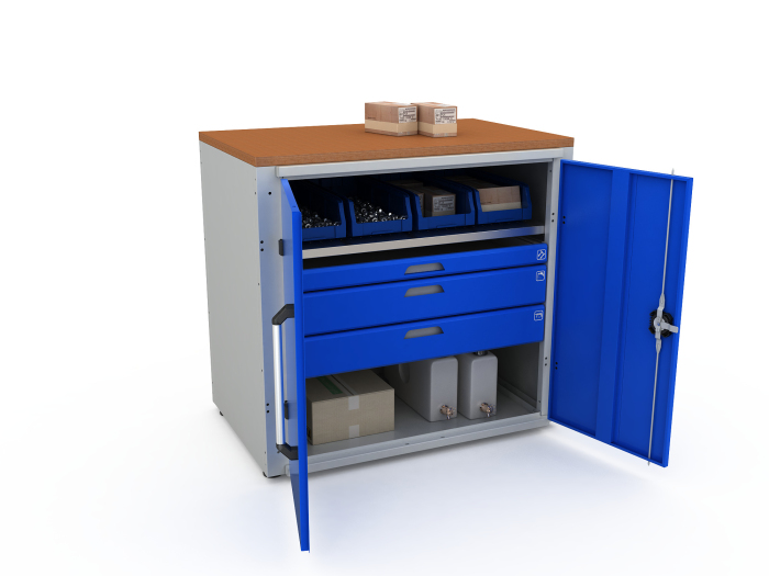 Детальное изображение Шкаф для инструментов MODUL 1/2 XL 04 со сплошными дверями - Купить