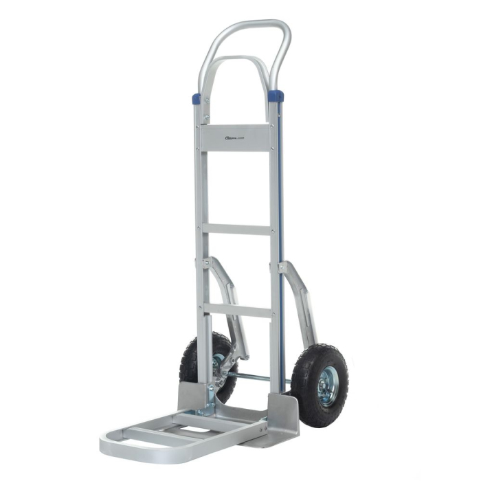 Детальное изображение Тележка ручная Стелла-техник FW-88А с откидной полкой, алюминий, грузоподъемность 200/250кг - Купить